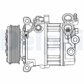 Комплект сцепления в сборе delphi CS20512