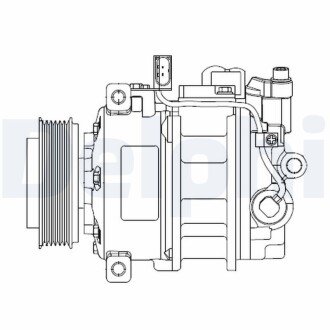 Комплект зчеплення в зборі delphi CS20522