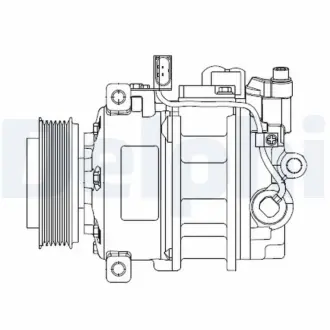 Комплект сцепления в сборе delphi CS20522