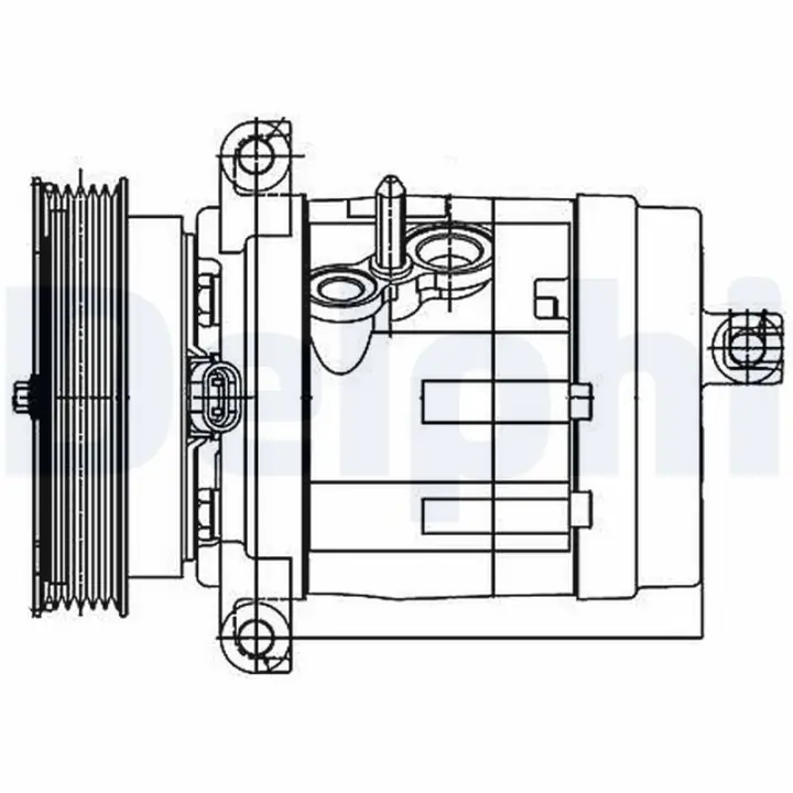 Комплект сцепления в сборе delphi TSP0155984
