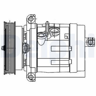 Комплект сцепления в сборе delphi TSP0155984 на Chevrolet Captiva c140