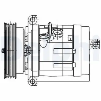 Комплект сцепления в сборе delphi TSP0155984 Chevrolet Captiva c140