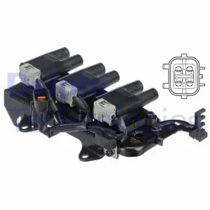 Котушка запалювання HYUNDAI/KIA Tucson/Sportage ''2.7 ''04-10 Delphi GN1046212B1