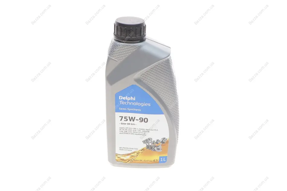 Масло трансмиссионное GL-5 75W90 1л Delphi 25067150 (фото 1)