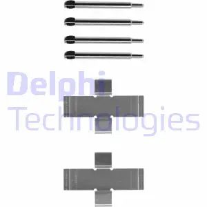 Монтажний компл.,гальм.колодки delphi LX0006