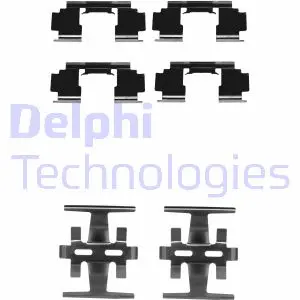 Монтажний компл.,гальм.колодки delphi LX0130 Хонда Прелюд