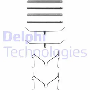 Монтажний компл.,гальм.колодки delphi LX0182