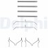 Монтажний комплект передніх гальмівних колодок delphi LX0145