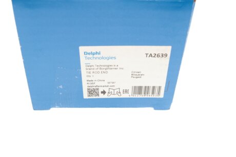 Накінечник кермової тяги delphi TA2639
