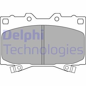 Передние тормозные колодки delphi LP1308