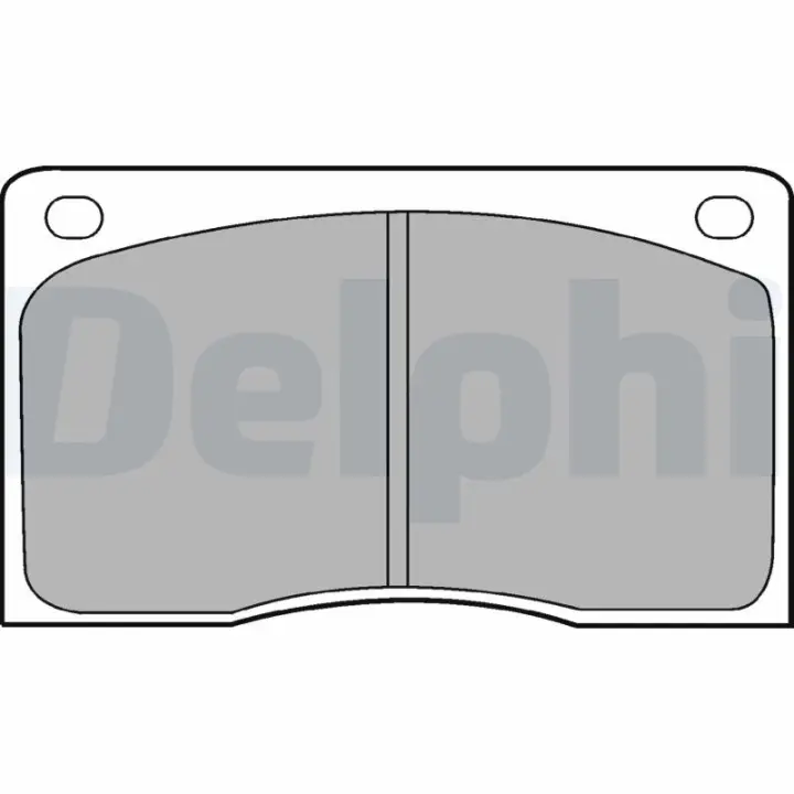 Передні тормозні (гальмівні) колодки Delphi LP132 (фото 1)