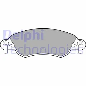 Передні тормозні (гальмівні) колодки Delphi LP1656 (фото 1)