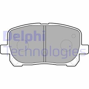 Передні тормозні (гальмівні) колодки delphi LP1711 на Тойота Авенсис версо