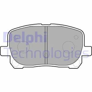 Передні тормозні (гальмівні) колодки Delphi LP1711