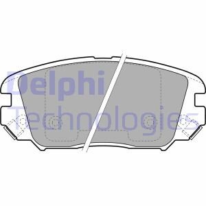 Передние тормозные колодки delphi LP1974 на Hyundai Sonata yf 6