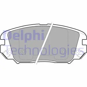 Передні тормозні (гальмівні) колодки Delphi LP1974