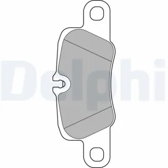 Передні тормозні (гальмівні) колодки Delphi LP2237