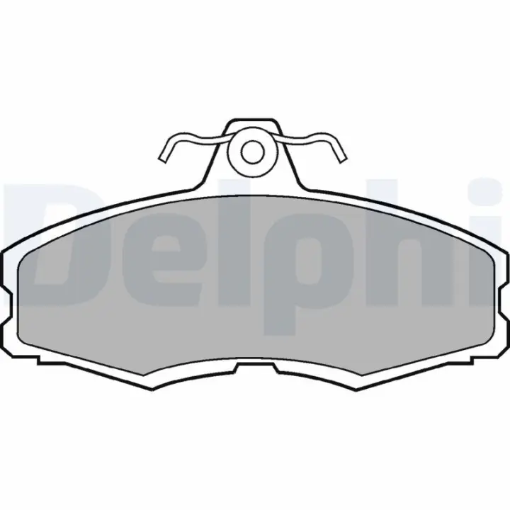 Передні тормозні (гальмівні) колодки Delphi LP250 (фото 1)