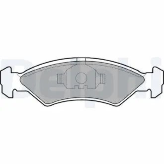Передние тормозные колодки delphi LP351
