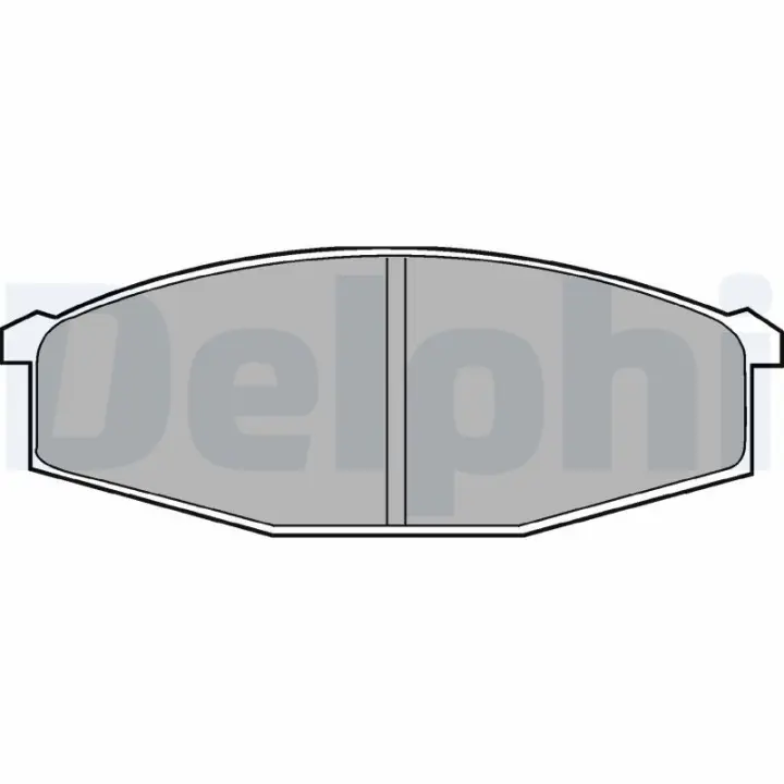 Передние тормозные колодки delphi LP373