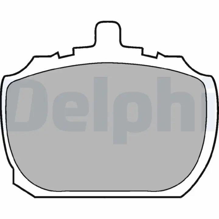Передні тормозні (гальмівні) колодки Delphi LP45 (фото 1)