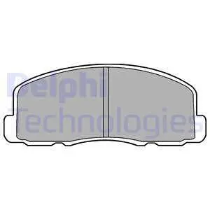 Передні тормозні (гальмівні) колодки Delphi LP458