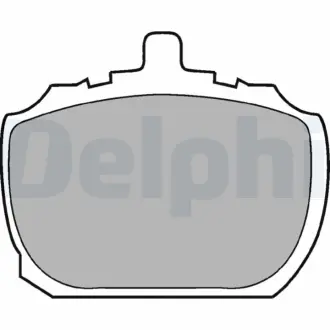 Передние тормозные колодки delphi LP45