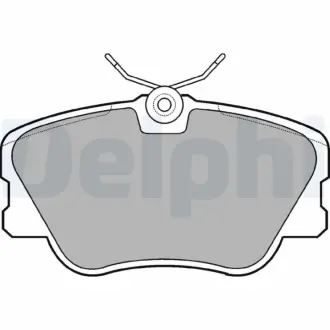 Передние тормозные колодки delphi LP499
