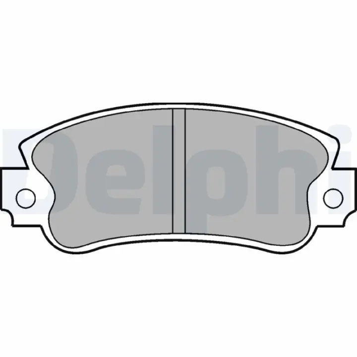 Передние тормозные колодки delphi LP509