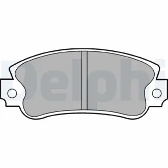 Передние тормозные колодки delphi LP509