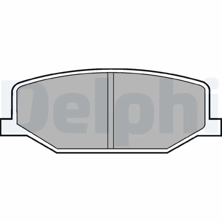 Передние тормозные колодки delphi LP527