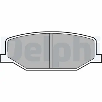 Передние тормозные колодки delphi LP527