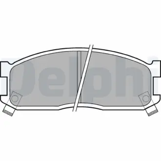Передние тормозные колодки delphi LP530
