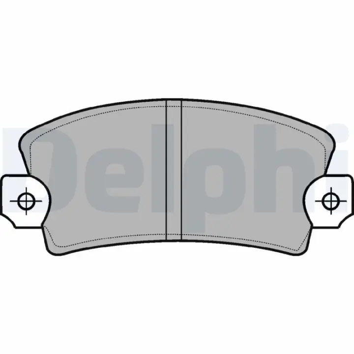 Передние тормозные колодки delphi LP56