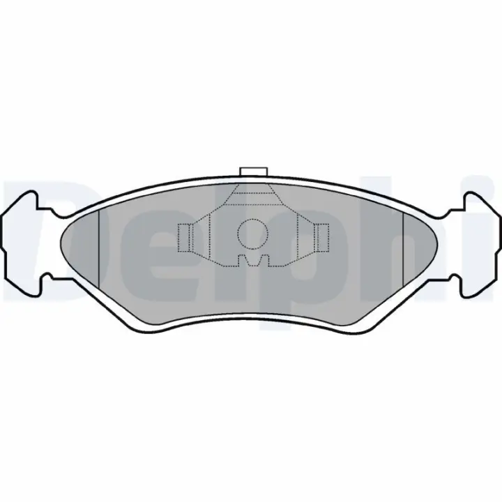 Передние тормозные колодки delphi LP591