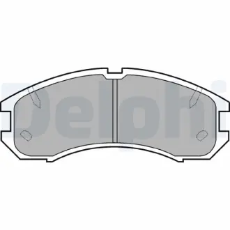 Передние тормозные колодки delphi LP595