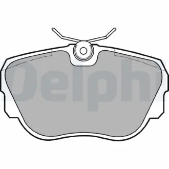 Передние тормозные колодки delphi LP596