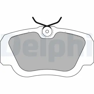 Передние тормозные колодки delphi LP597