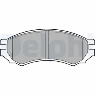 Передні тормозні (гальмівні) колодки Delphi LP670