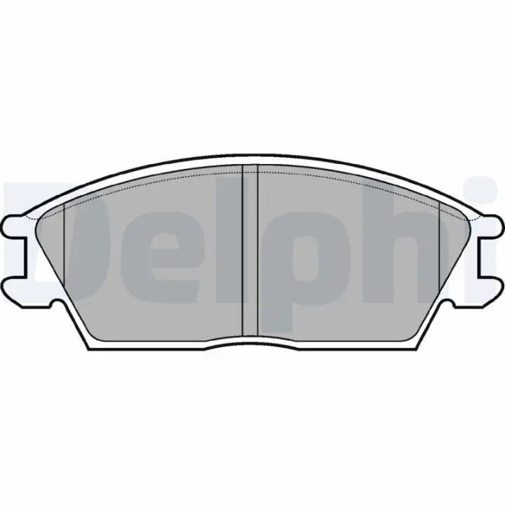Передні тормозні (гальмівні) колодки Delphi LP704 (фото 1)