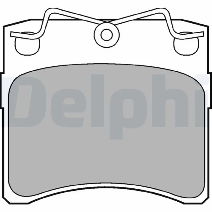 Передні тормозні (гальмівні) колодки Delphi LP785 (фото 1)