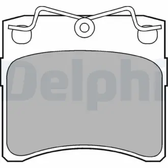 Передние тормозные колодки delphi LP785