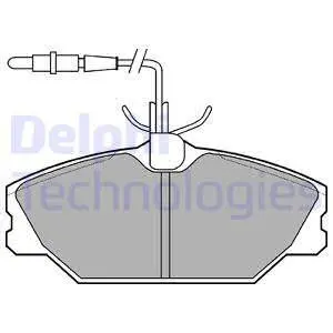Передні тормозні (гальмівні) колодки Delphi LP788