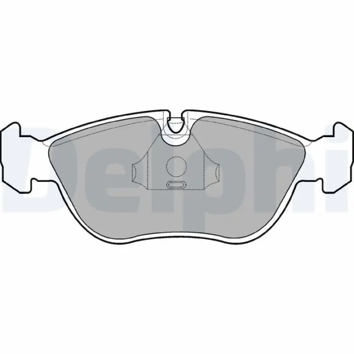 Передние тормозные колодки delphi LP839