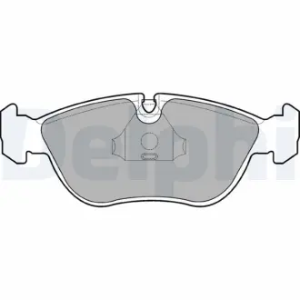 Передние тормозные колодки delphi LP839