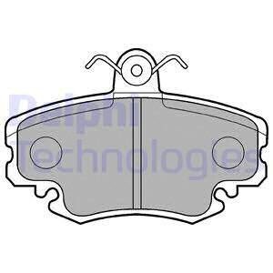 Передние тормозные колодки delphi LP885 на Ниссан Micra к10