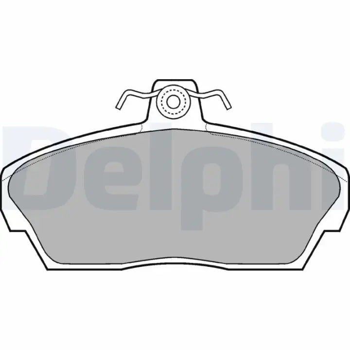 Передні тормозні (гальмівні) колодки Delphi LP911 (фото 1)