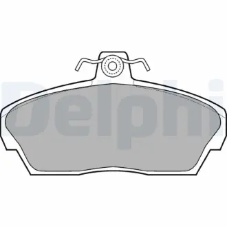 Передние тормозные колодки delphi LP911