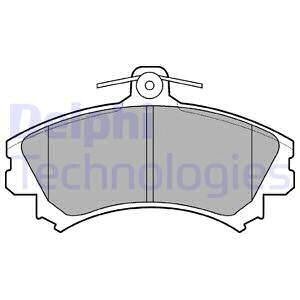 Передні тормозні (гальмівні) колодки delphi LP993 на Smart Forfour