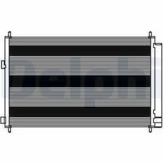 Радіатор кондиціонера delphi TSP0225627